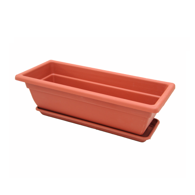 High strength garden rectangular plastic planter (2)